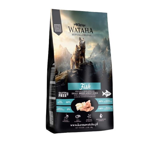 Watacha Dog HYPOALLERGENIC Adult dla Psów małych ras Ryba z Ryżem