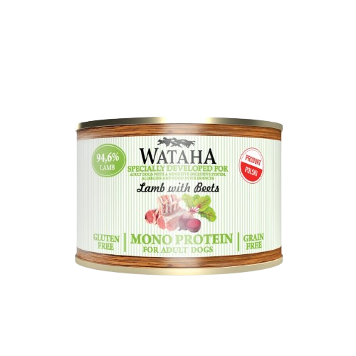 Watacha Mono Protein ADULT Dog 94,6% Jagnięcina z Burakami