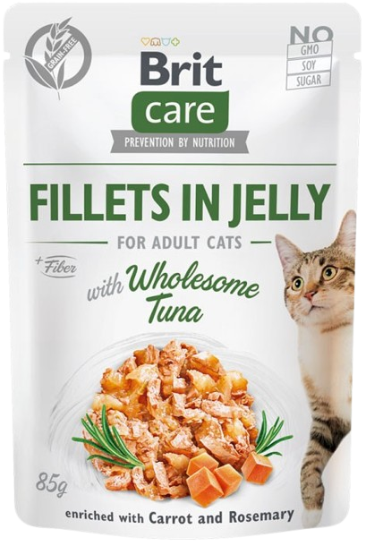 BRIT Care Cat GF Adult Wholesome Tuna Tuńczyk Galaretka 85g
