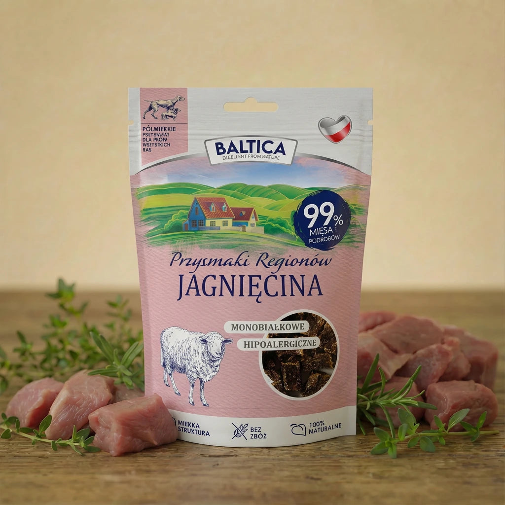 Baltica - półmiękkie jagnięcina dla psa 80g