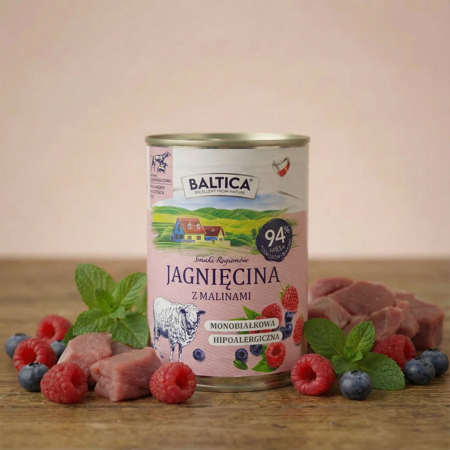 Baltica Jagnięcina z malinami 400g