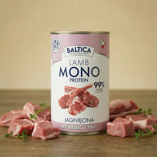 Baltica Jagnięcina z prebiotykami Mono Lamb 400g