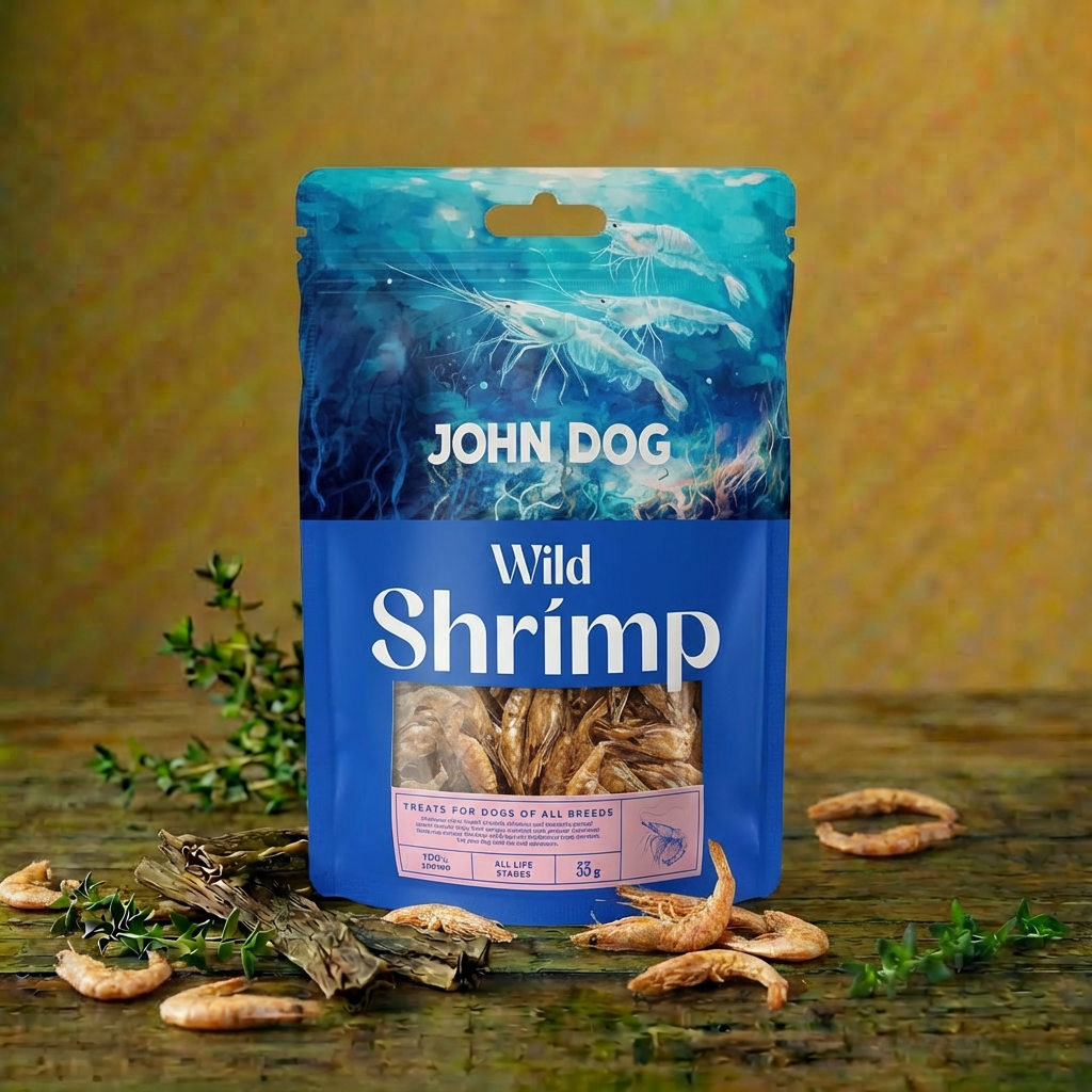 John Dog Krewetki dla psa 55g