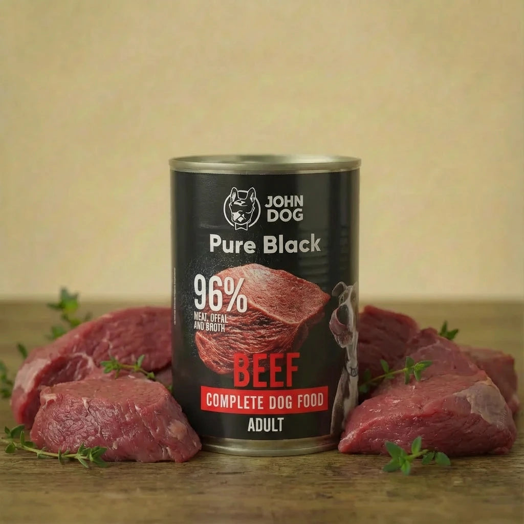 John Dog Pure Black Adult Wołowina 400g