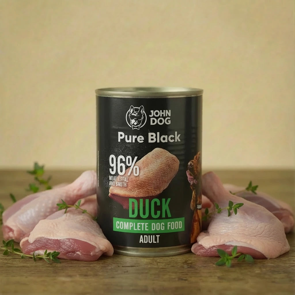 John Dog Pure Black Kaczka 400g