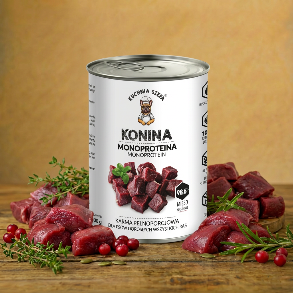 Kuchnia Szefa Adult – Konina 400g