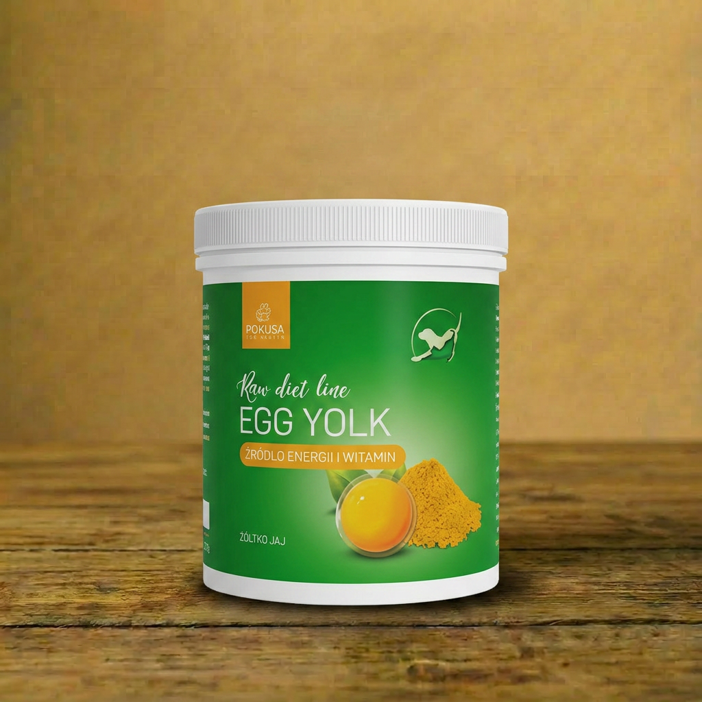 Pokusa – RawDietLine – Żółtko jaja kurzego – 150g
