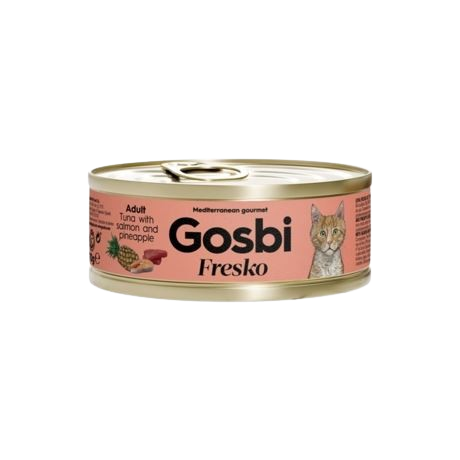 GOSBI kot FRESKO Adult - Tuńczyk/Łosoś/Ananas 70g