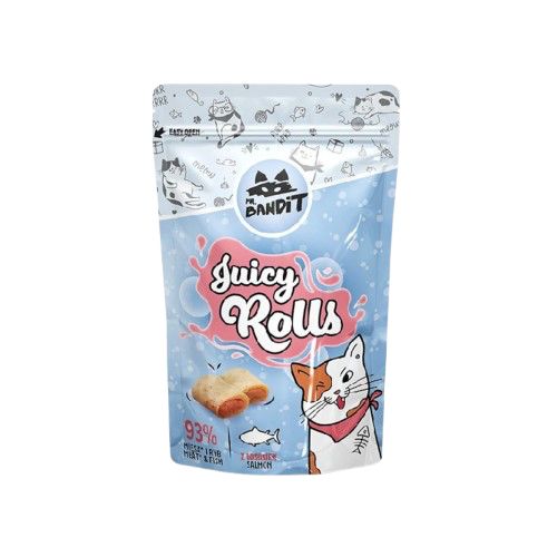 MR. BANDIT JUICY ROLLS - przysmak dla kota z łososiem