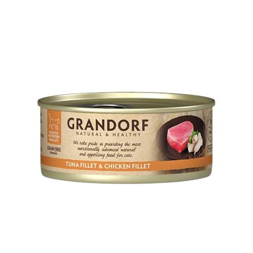 Grandorf Tuna Fillet & Chicken Fillet Karma mokra dla kota z tuńczykiem i kurczakiem 70 g