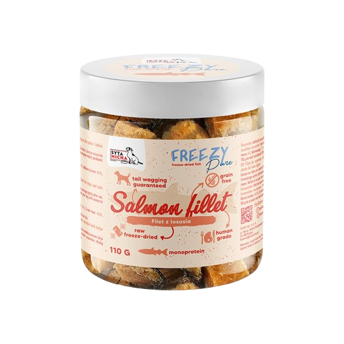 Syta Micha - FREEZY Pure 110g - 100% liofilizowany filet łososia dla psa