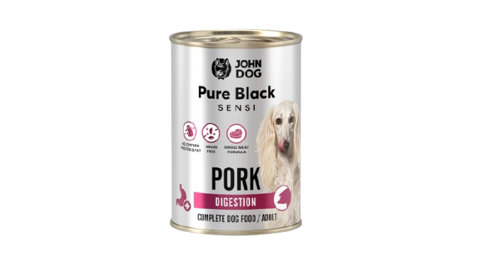 John Dog PURE BLACK Sensi Dorosły Digestion Wieprzowina