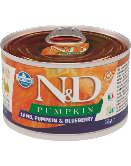 Farmina N&D Dog Jagnięcina z Dynią i Borówkami