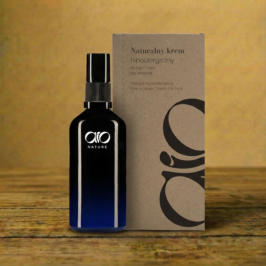 AIO Nature – Naturalny krem hipoalergiczny do łap i nosa dla zwierząt 50 ml