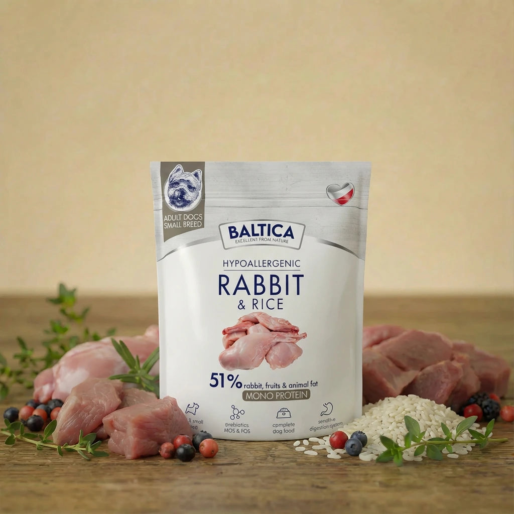 Baltica - Adult z królikiem i ryżem dla małych ras 1kg