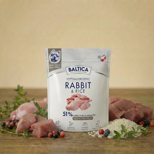 Baltica - Adult z królikiem i ryżem dla małych ras 1kg