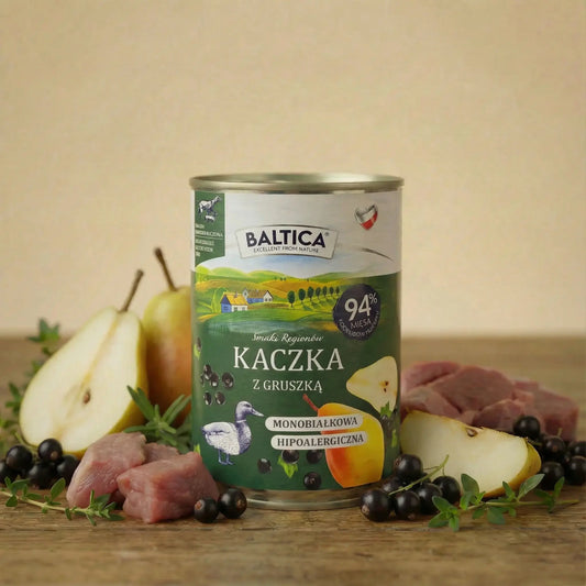 Baltica Kaczka z gruszką 400g