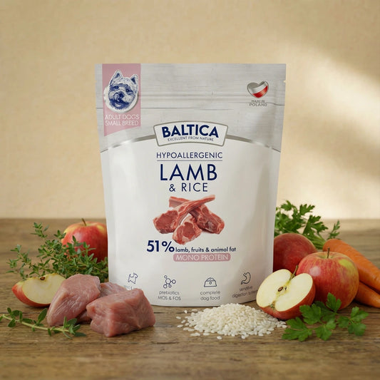 Baltica – Adult Jagnięcina z Ryżem dla małych ras 1kg