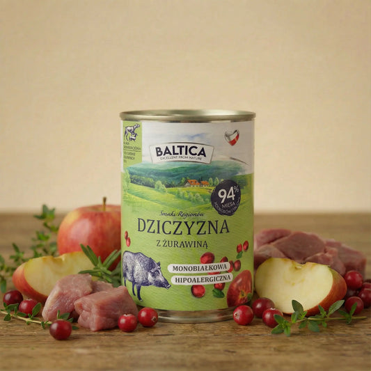 Baltica Dziczyzna z zurawina400g