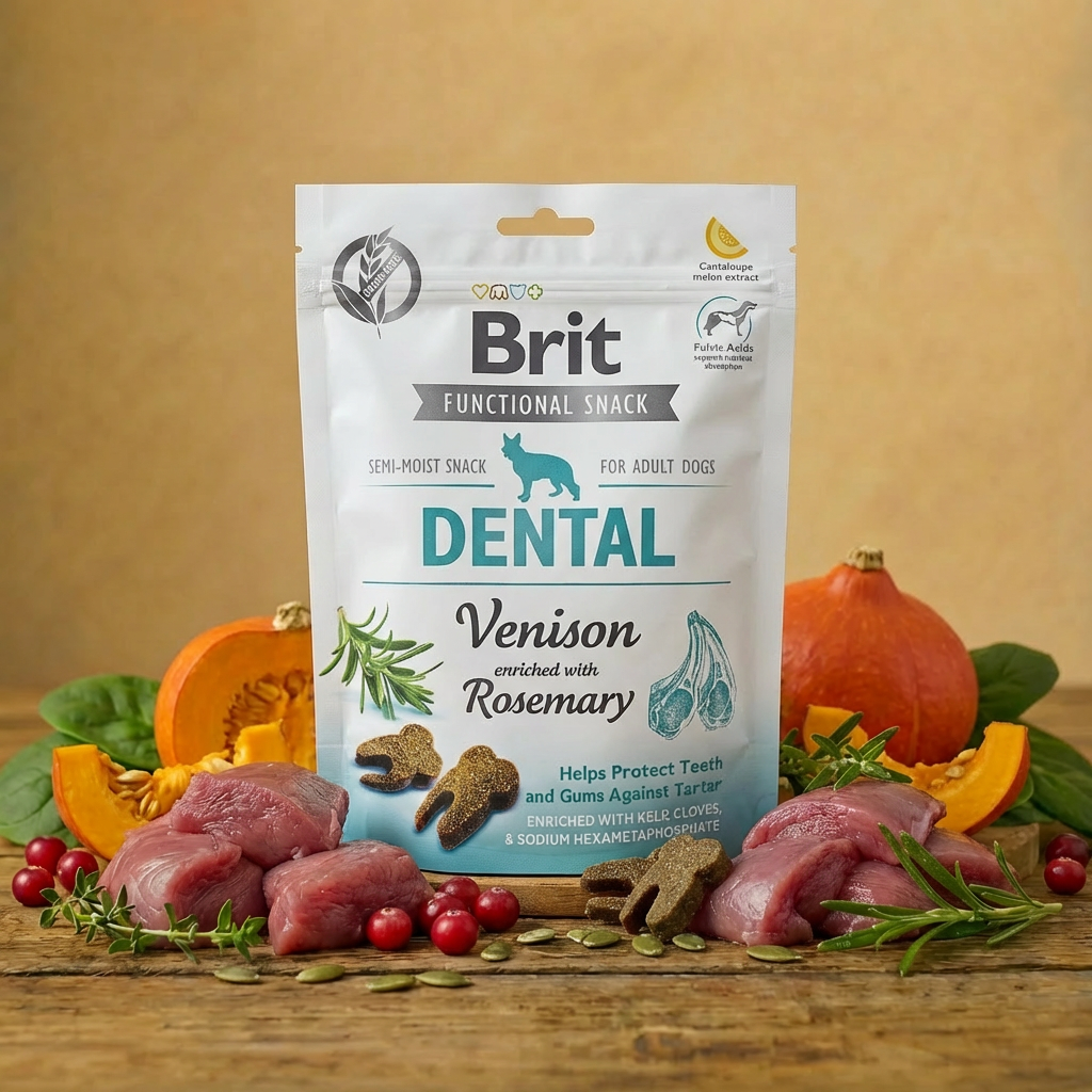Brit - Functional Dental - Jeleń 150g