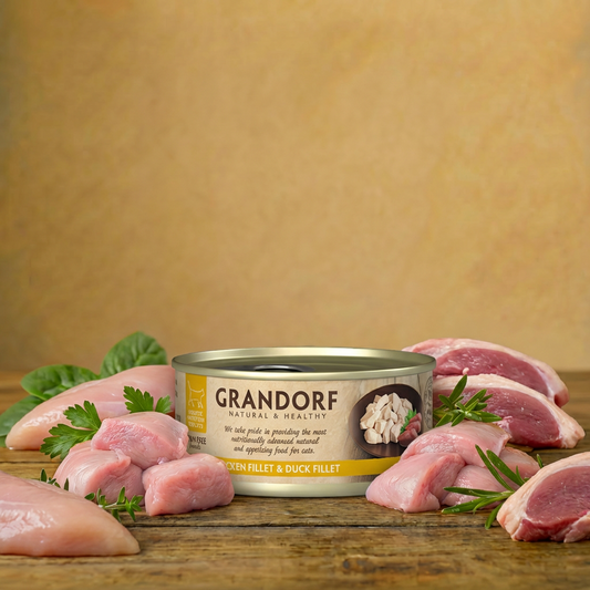 Grandorf Chicken Fillet & Duck Fillet Karma mokra dla kota z kurczakiem i kaczką 70 g