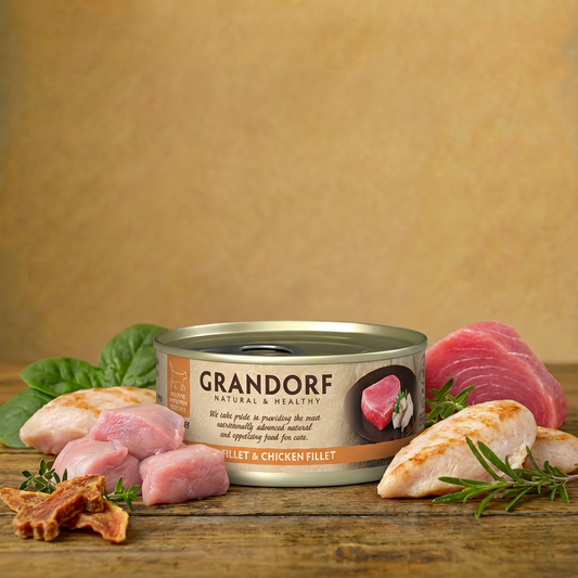 Grandorf Tuna Fillet & Chicken Fillet Karma mokra dla kota z tuńczykiem i kurczakiem 70 g