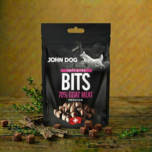 John Dog Chapsy Koza dla psa 100g