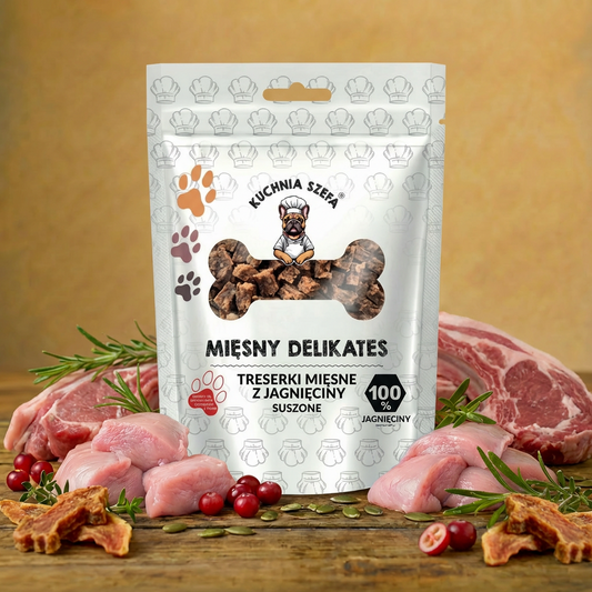 Kuchnia Szefa - Treserki mięsne z jagnięciny suszone 80g
