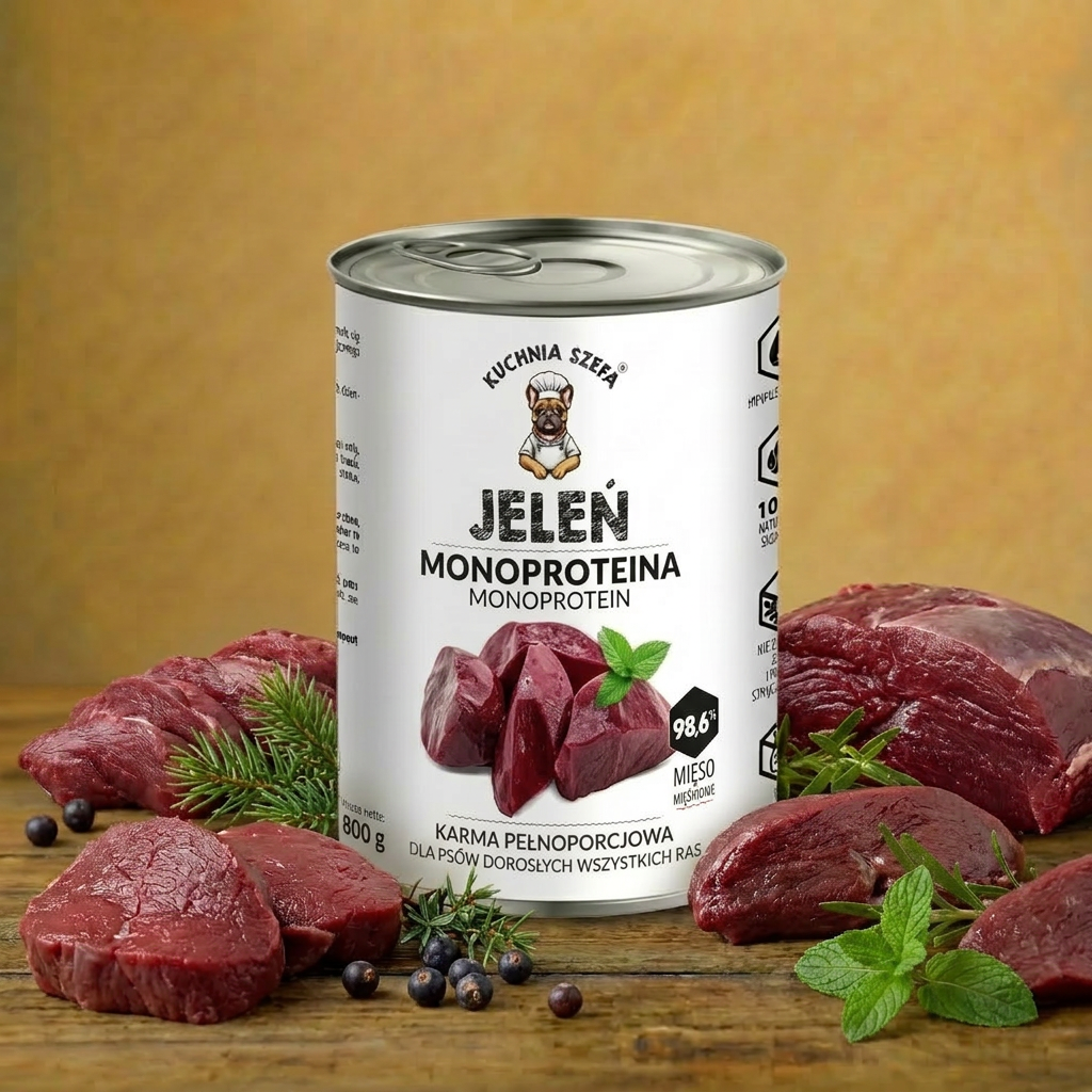 Kuchnia Szefa Adult – Jeleń 800g