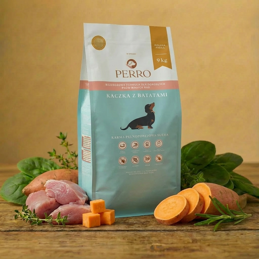 Perro - Adult Kaczka z batatami 1kg - Małe rasy