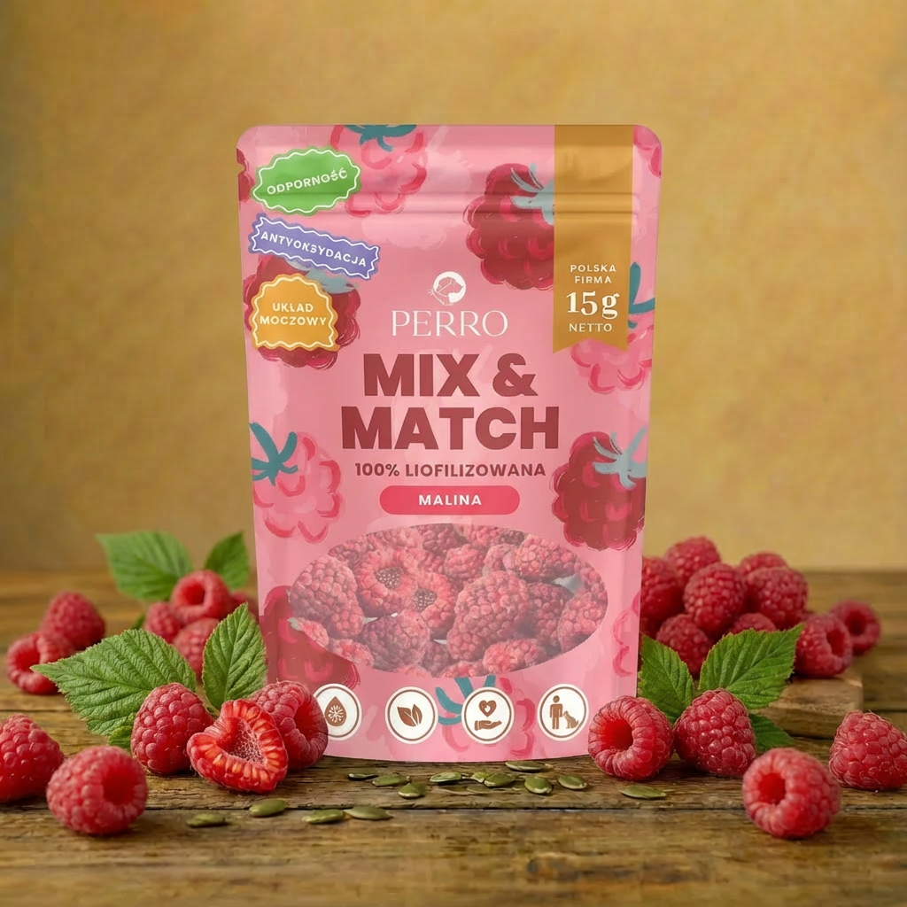 Perro - MIX & MATCH - Malina liofilizowana 15g