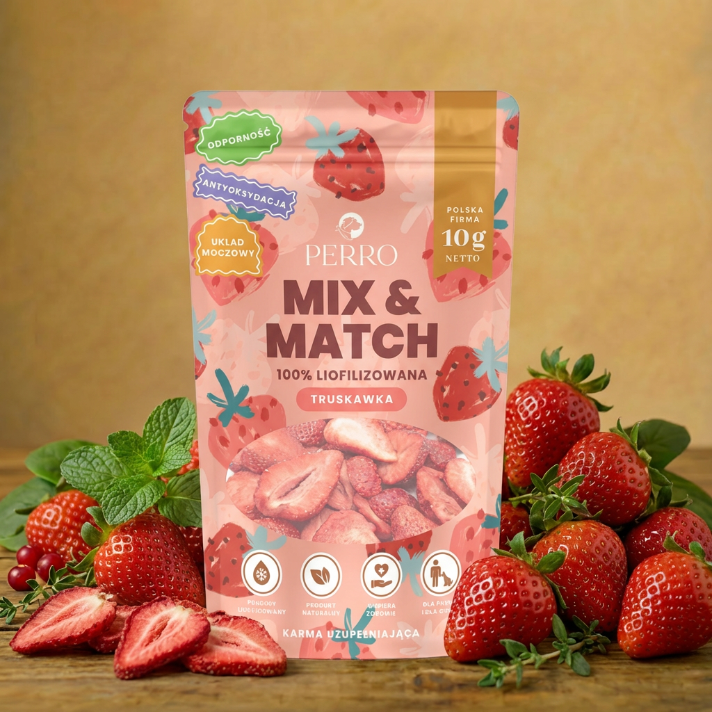 Perro - MIX & MATCH - Truskawka liofilizowana 10g