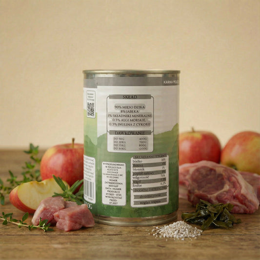 Polana Smaku  Dzik z jabłkiem 400g