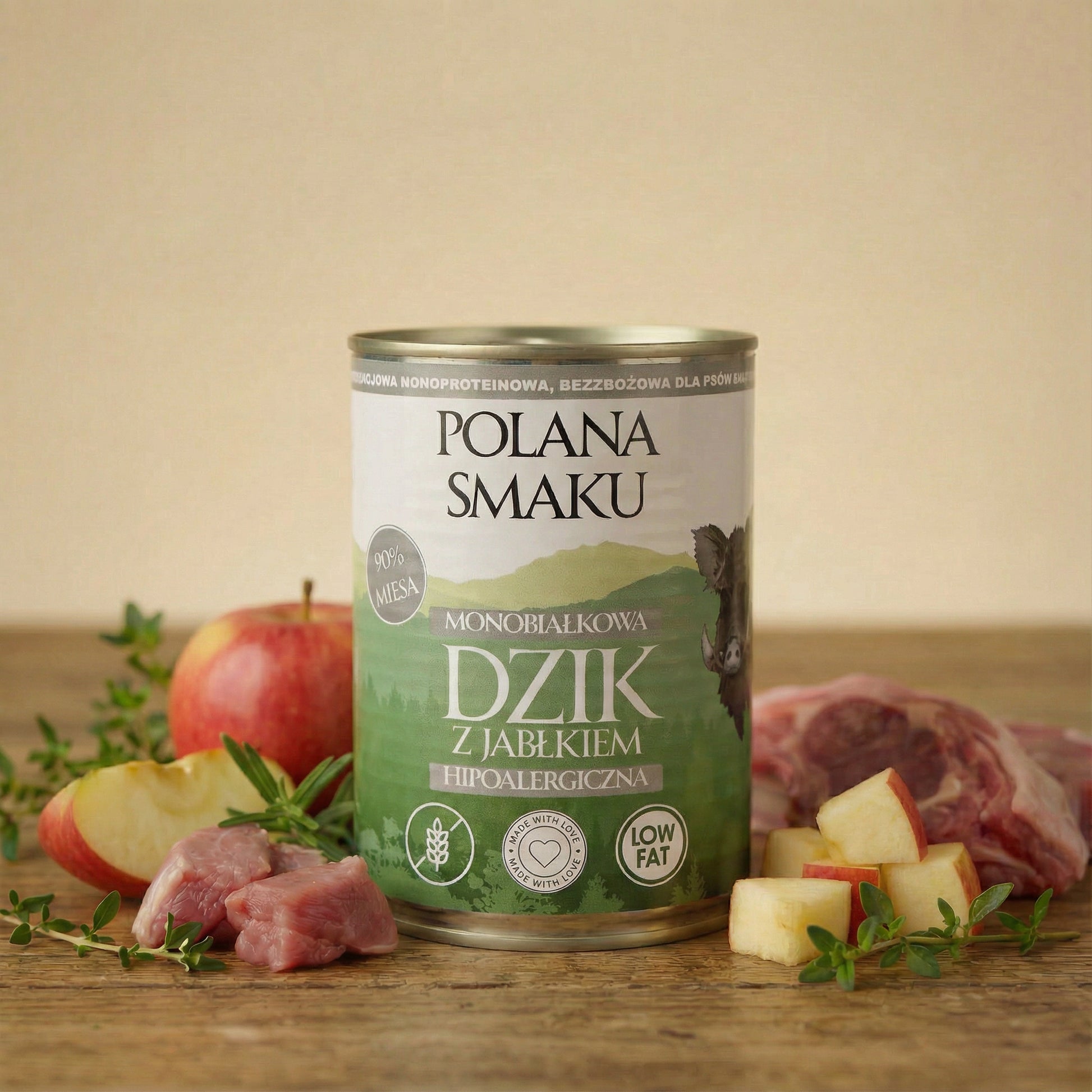 Polana Smaku  Dzik z jabłkiem 400g