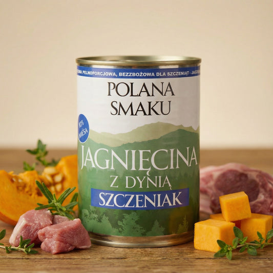 Polana Smaku Szczeniak Jagnięcina z dynią 400g