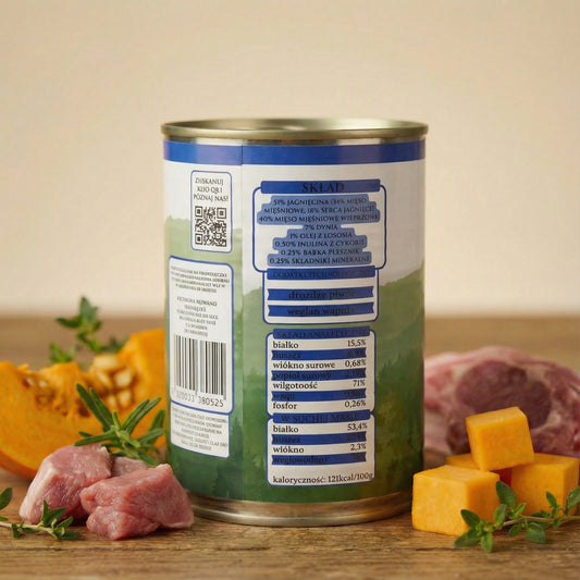 Polana Smaku Szczeniak Jagnięcina z dynią 400g