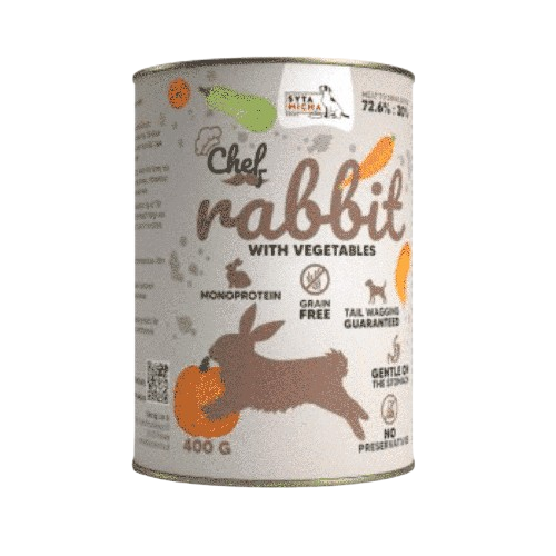 Syta Micha - Chef - Królik z warzywami 400g