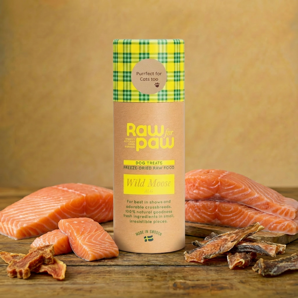 RAW for PAW WILD Moose - łoś liofilizowane przysmaki 45g