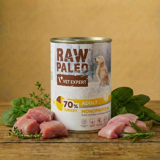 Raw Paleo Adult z indykiem 400g