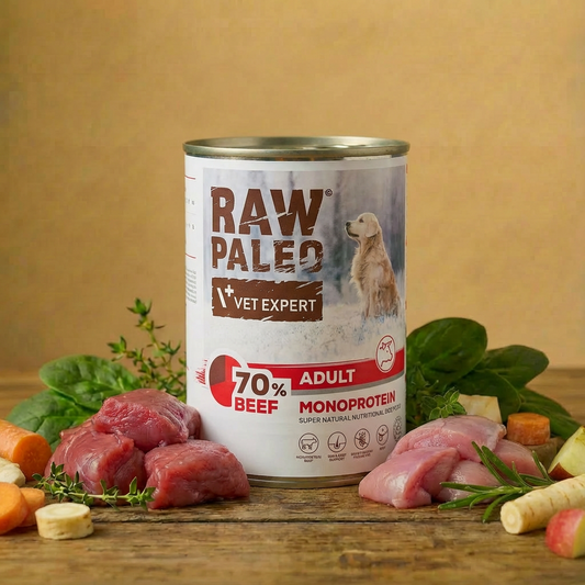 Raw Paleo Adult z wołowiną 400g