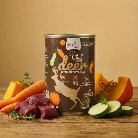 SYTA MICHA Chef Monoprotein Jeleń z warzywami 400 g