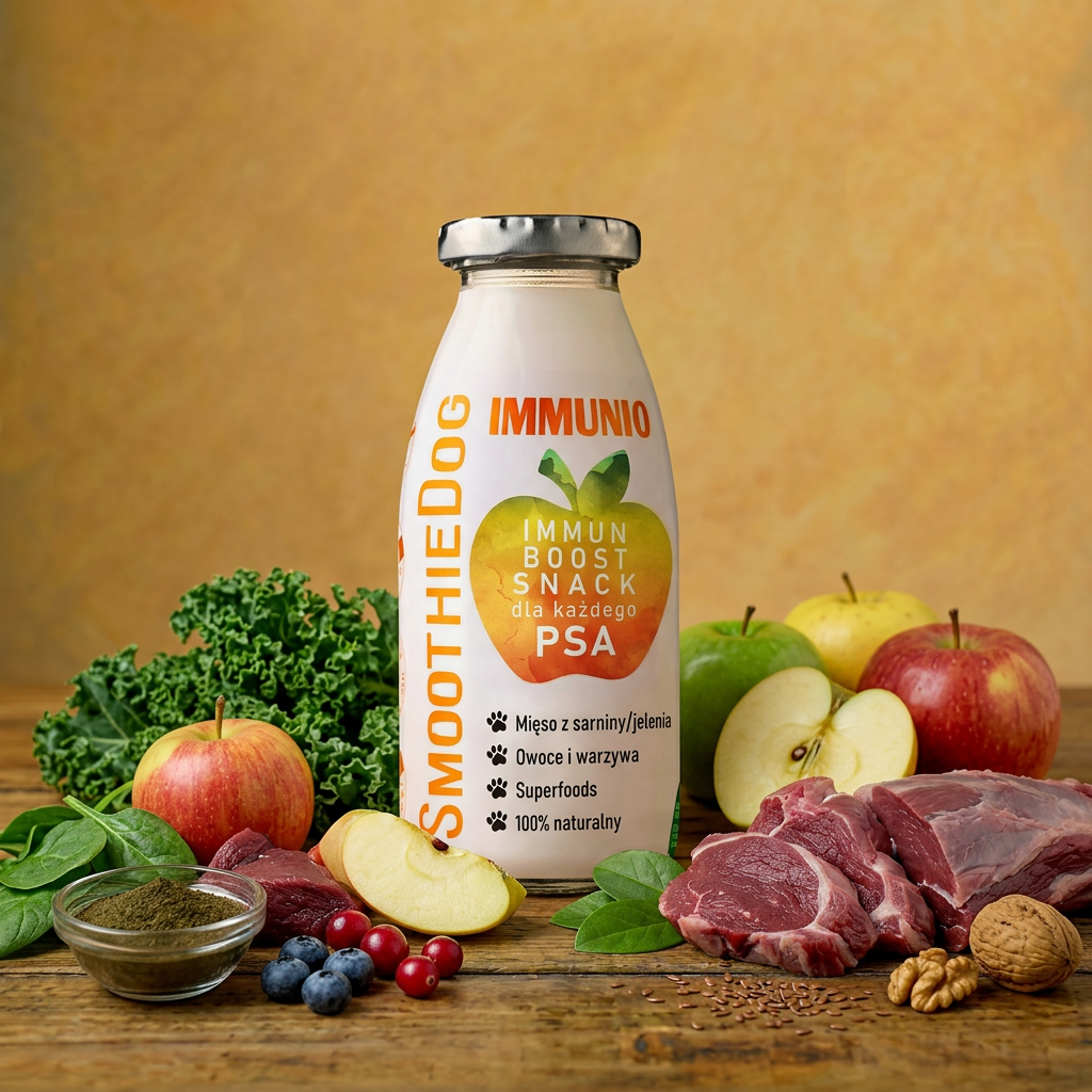 SmoothieDog – Immunio – Mięso sarniny/jelenia 250 ml