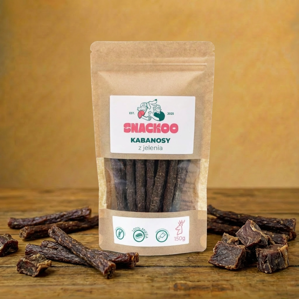 Snackoo - Kabanosy z jelenia 150g