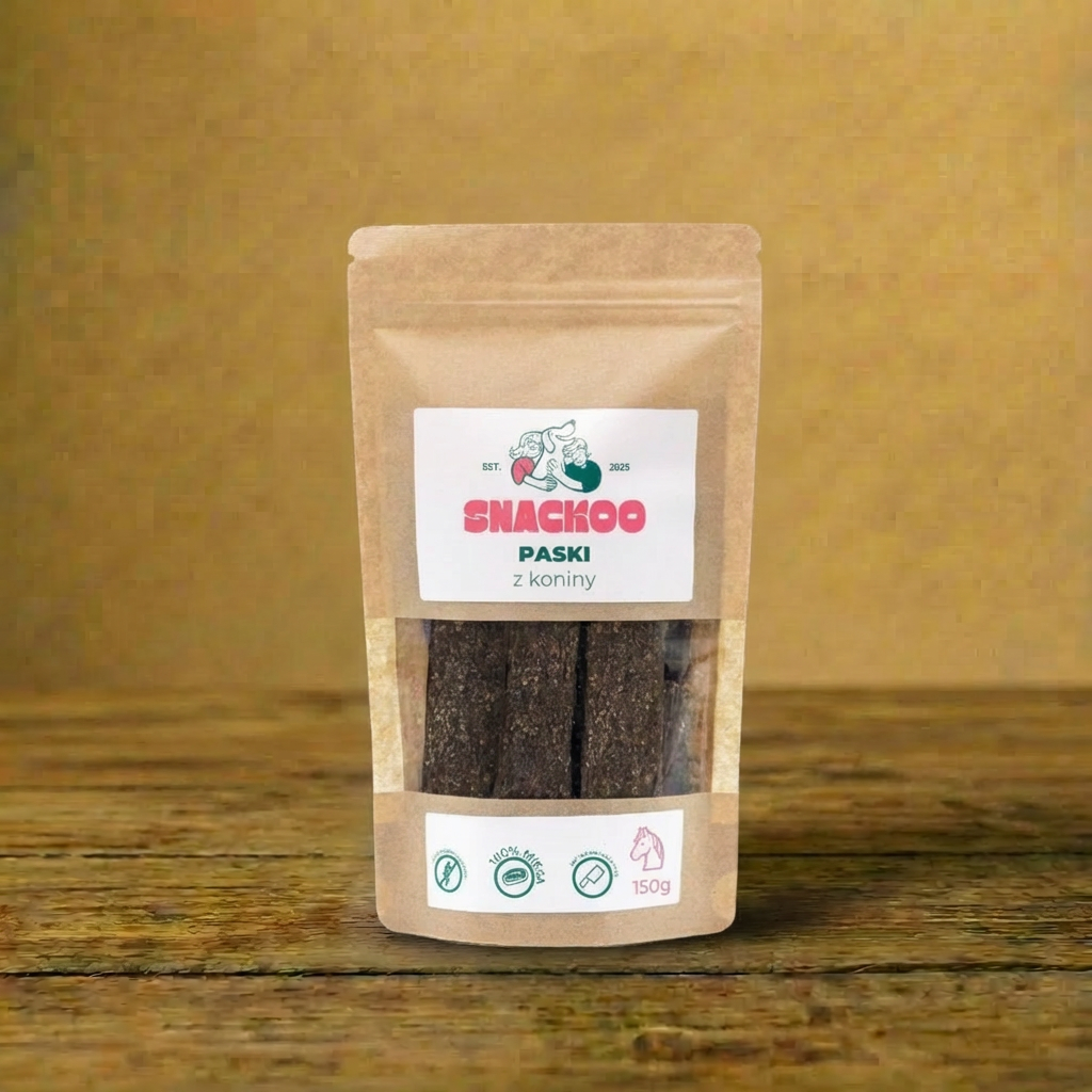 Snackoo - Paski mięsne z koniny 150g