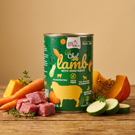 Syta Micha-Chef-Adult Jagnięcina z warzywami 400g