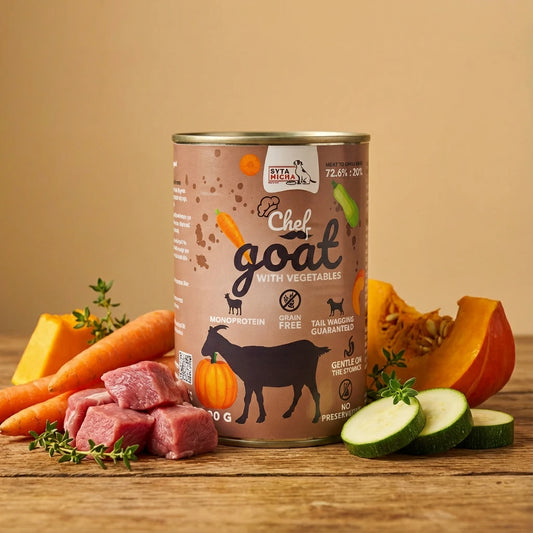 Syta Micha-Chef- Adult Koza z warzywami 400g