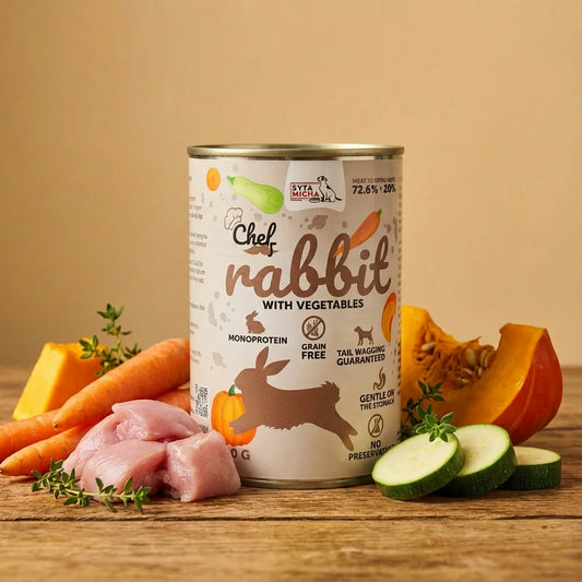 Syta Micha-Chef-Adult Królik z warzywami 400g
