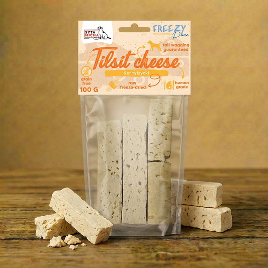 Syta Micha - FREEZY Pure 100g - 100% liofilizowany ser tylżycki dla psa