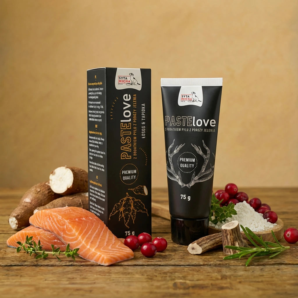 Syta Micha - PasteLOVE - Mięsna pasta Łosoś z tapioką 75g