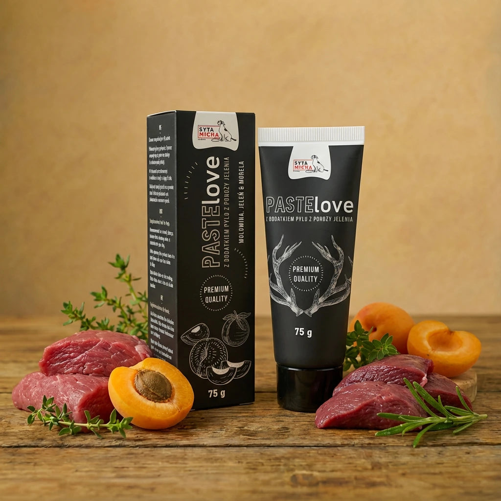 Syta Micha - PasteLOVE - Mięsna pasta Wołowina z jeleniem i morelą 75g
